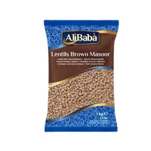 Brown Lentils (Masoor) Ali Baba 10X1KG
