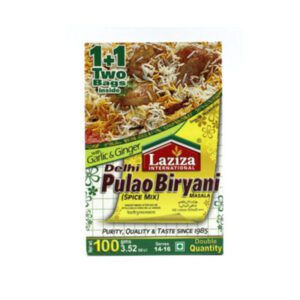 Laziza DELHI PULAO BIRYANI MASALA 100G (CT X 72 X 1.00)