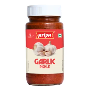 PRIYA GARLIC PICKLE - PR 300G X 6