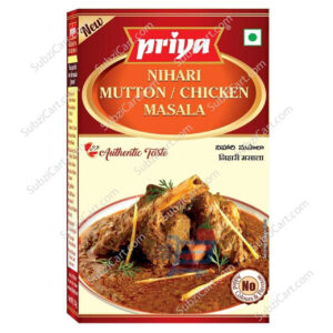 PRIYA NIHARI(MUTTON / CHICKEN) MASALA - 50G X 6