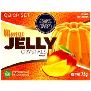 HEERA MANGO CRYSTAL JELLY (HALAL) 6X75G