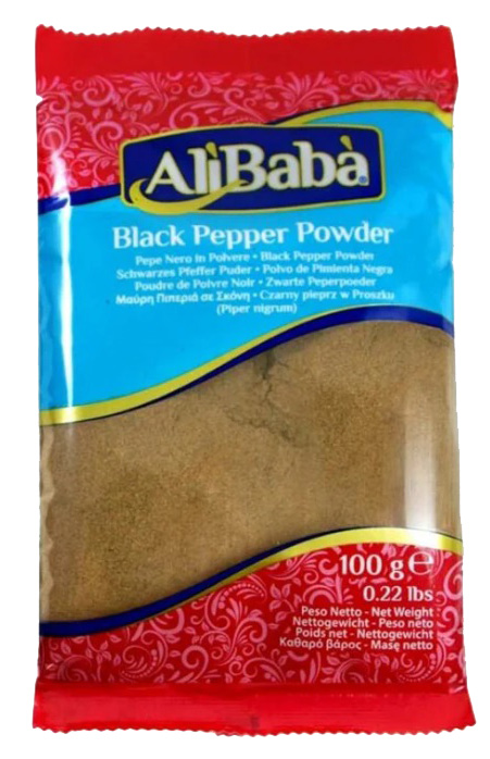 BLACK PEPPER POWDER ALI BABA 20X100G