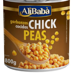 CHICK PEAS CANNED ALI BABA 12X800G