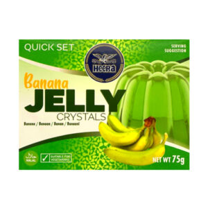 HEERA BANANA CRYSTAL JELLY (HALAL) 6X75G