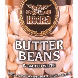 HEERA BUTTER BEANS TINS 12x400G