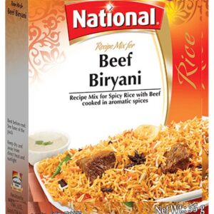 NATIONAL BEEF BIRYANI MASALA 6X78G