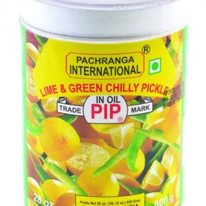 PIP LIME AND GREEN CHILLI PICKLE 12X800G