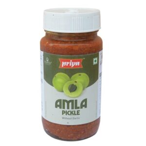 PRIYA AMLA PICKLE WITHOUT GARLIC 24X300G