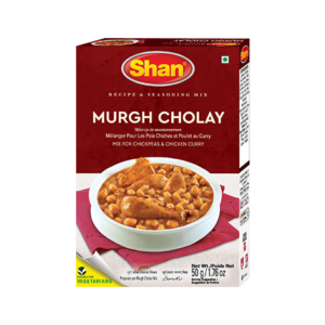 SHAN MURGH CHOHLAY CURRY MIX 12X50G