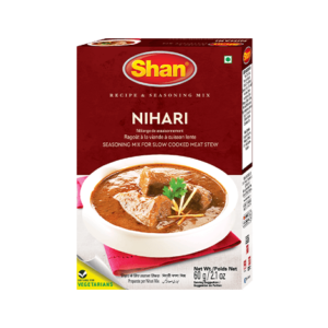 SHAN NIHARI CURRY MIX 12X60G
