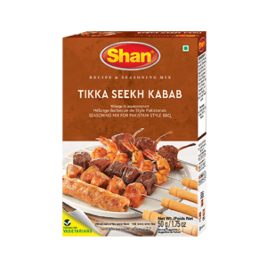 SHAN TIKKA SEEKH KEBAB BBQ MIX 12X50G