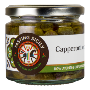 Seasoned capers - 170g (125g drained) x8