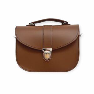 Olympia Handmade Leather Bag - Chestnut Brown