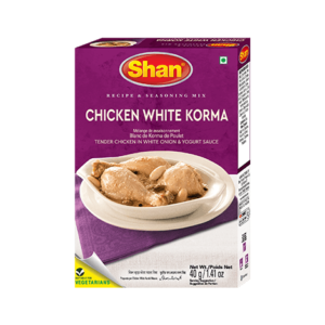 SHAN CHICKEN WHITE KORMA MIX 12X40G