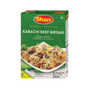 SHAN KARACHI BEEF BIRYANI 12X60G