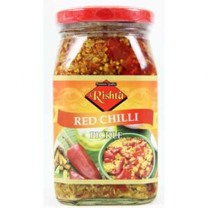 RISHTA RED CHILLI PICKLE 12X400G