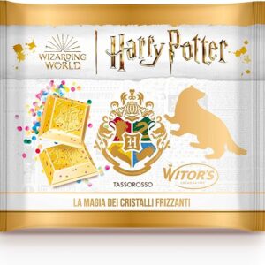 WITOR'S - Harry Potter - Tableta de Chocolate Blanco con Caramelos Chispeantes - Chocolate Muy Fino - Bocadillos Dulces de Chocolate Blanco y Caramelos Chispeantes - 50 gr (Pack of 20)